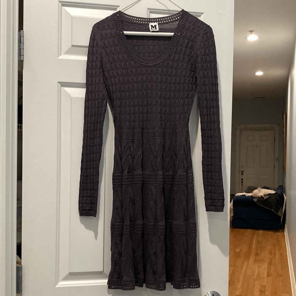 Missoni 💜💟 lined stretch dusty lavender lightweight dress! Chic, timeless.